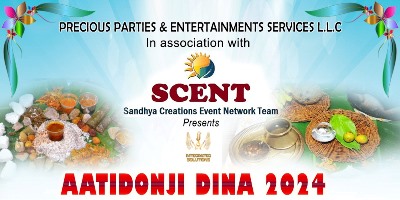 Grand ‘AATIDONJI DINA 2024’ Food festival by Scent in Dubai on 1st Sep, 2024. Grand ‘AATIDONJI DINA 2024’ Food festival by Scent in Dubai on 1st Sep, 2024.